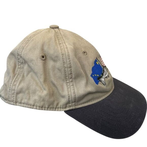 Vintage Alaska trout embroidered hat fishing hat COFFMAN COVE ALASKA - Picture 3 of 7